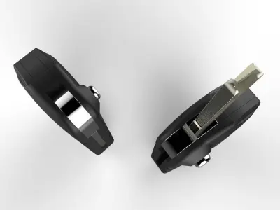 Car  key  - JEEP WRANGLER 3D model