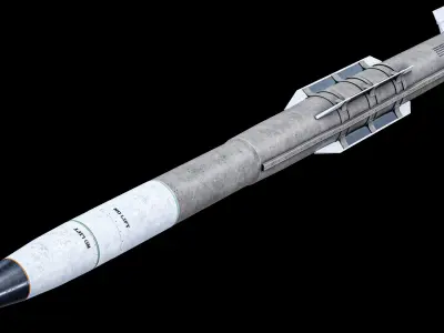 PAC-3 MSE Air Defense Missile PBR 3D model