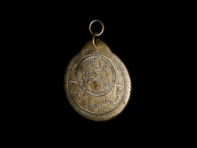 Astrolabium Low-poly 3D model