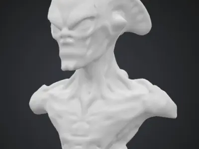 Alien Chest Sci-Fi 3D model purchase