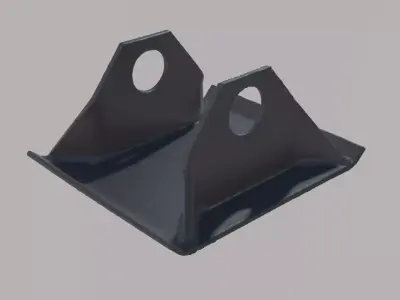 trailer footstep 3D model
