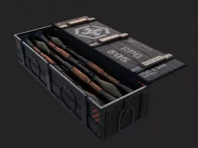 RPG Rocket Case 3D model