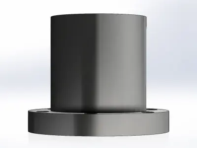 Porca FSI 63 10T5 Nut 3D model