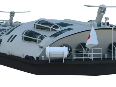 Water Bus Himiko 3D model