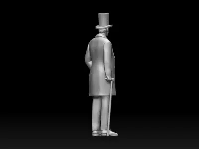 gentleman 3D print model