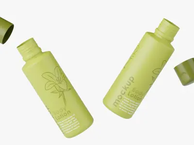 Body Lotion Bottle 2 3D model