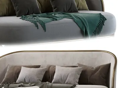  Clan Milano 2019 PIPE Divano 2 posti 3D model