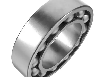 Ball Bearing PBR Low-poly 3D model