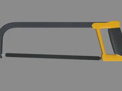 Hand Saw Low-poly 3D model purchase