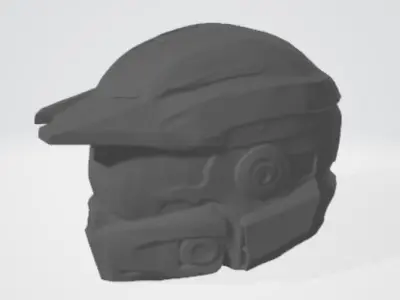 Spartan MJOLNIR Helmet HALO Free 3D print model