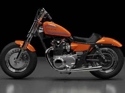 Yamaha XS650 3D model purchase