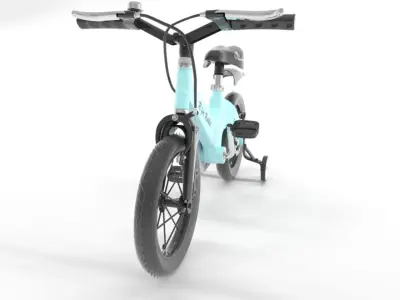 Rabbit Tiny Toes Rapid Bicycle for Unisex Kids 3D model