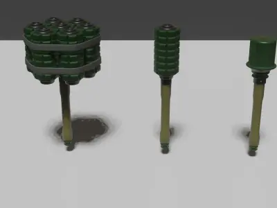Hand grenades 3D model