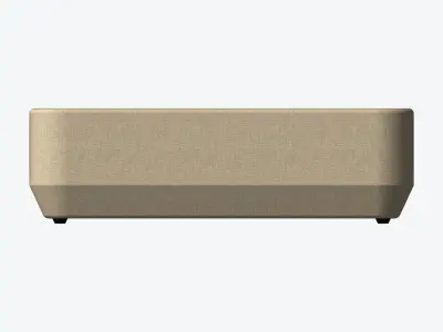 Seat - Ottoman - Simplicity - Rectangle Low-poly 3D model
