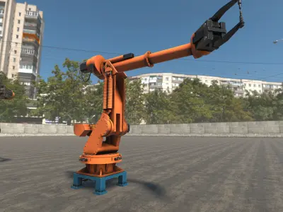 Forklift Collection HQ - PBR Low-poly 3D model