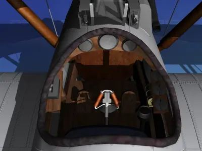 Pfalz DIII Fighter V04 3D model