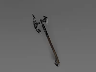 Fantasy Axe 3D model buy