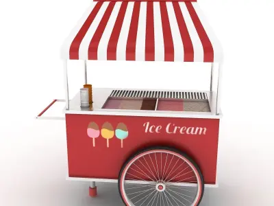 Ice Cream Collection 3D model