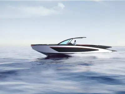 Designed 35 Foot Open Boat 3D model