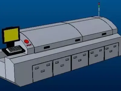 SMT reflow Free low-poly 3D model