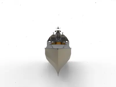 Fast Patrol Millitary Boat  3D model