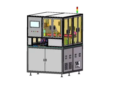 Auto-CELL-Screen-Assembly-AOI-3D-Model-SolidWorks-IGS 3D model