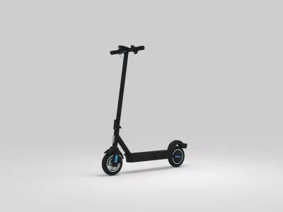 Electric Scooter Realistic 3D model