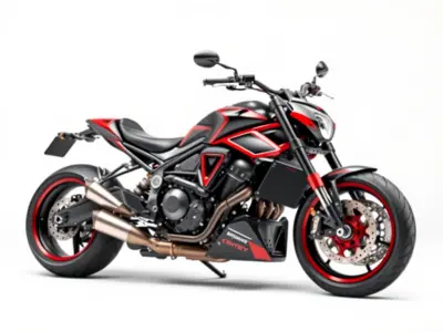 HighPerformance Motorcycle Model Pack Low-poly 3D model