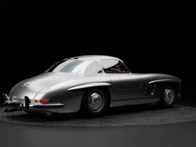 Mercedes-Benz 300SL Gullwing Low-poly 3D model