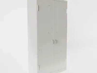Industrial Metal Cabinet 3D model purchase