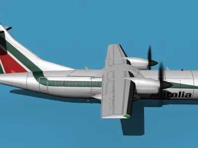 ATR-42-320 Alitalia 3D model