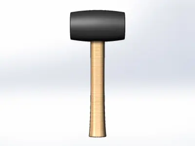 Martelo de Borracha Rubber Hammer 3D model