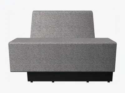 Seating - Contemporary - Blume - Type - Closing - Back - Round Low-poly 3D model purchase