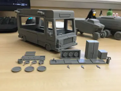 Overcooked food truck 3D print model