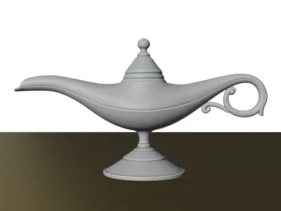 Aladdin Magic Lamp 3D print model