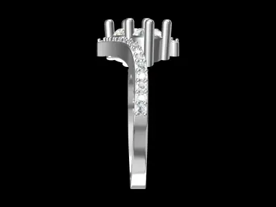 Wedding Ring  3D print model 85
