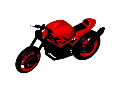 Ducati Monster Cafe Racer 3D model
