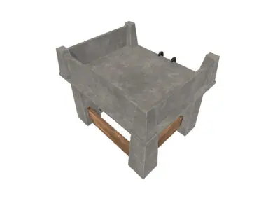 Gun Tower 4 Free low-poly 3D model