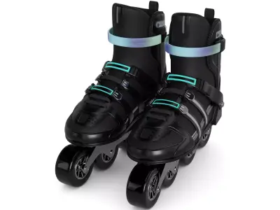 Quad Roller Skate 3D model purchase