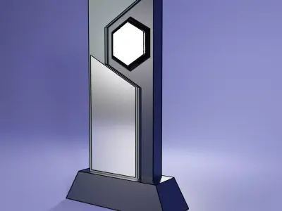 Corporate Momento and awards 3D model