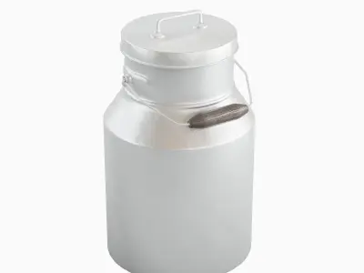 Milk Can 01 3D model