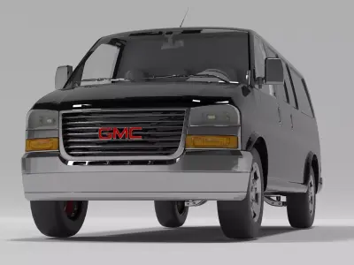GMC Furgao 3D model