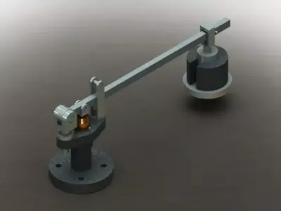 Lever Type Safty Valve Free 3D model