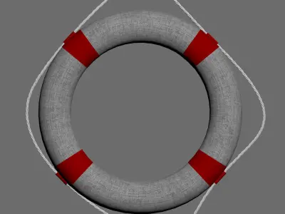 Lifebuoy life preserver 3D model