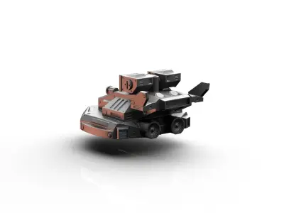 Spaceship- Tormentor Hover Tank 3D print model