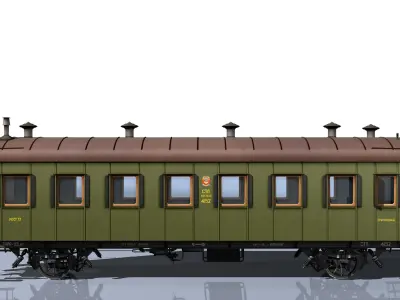 wagon III class 3D model