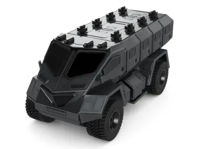 Military MRAP 3D model purchase
