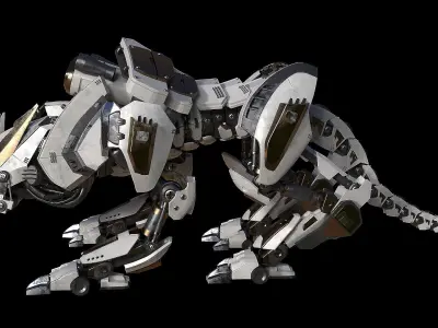 Iron tiger 3D model purchase