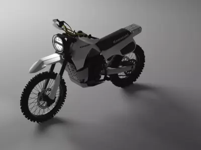 Kawasaki KLR600 Rally 3D model