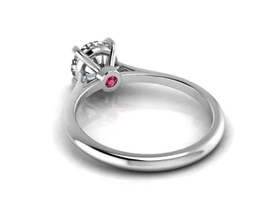 Engagment Jewelry Ring 215 3D print model